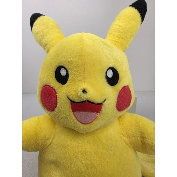 2016 Pokemon Build A‎ Bear 18" Pikachu Stuffed Plush Toy BAB. Nintendo - Picture 2 of 9